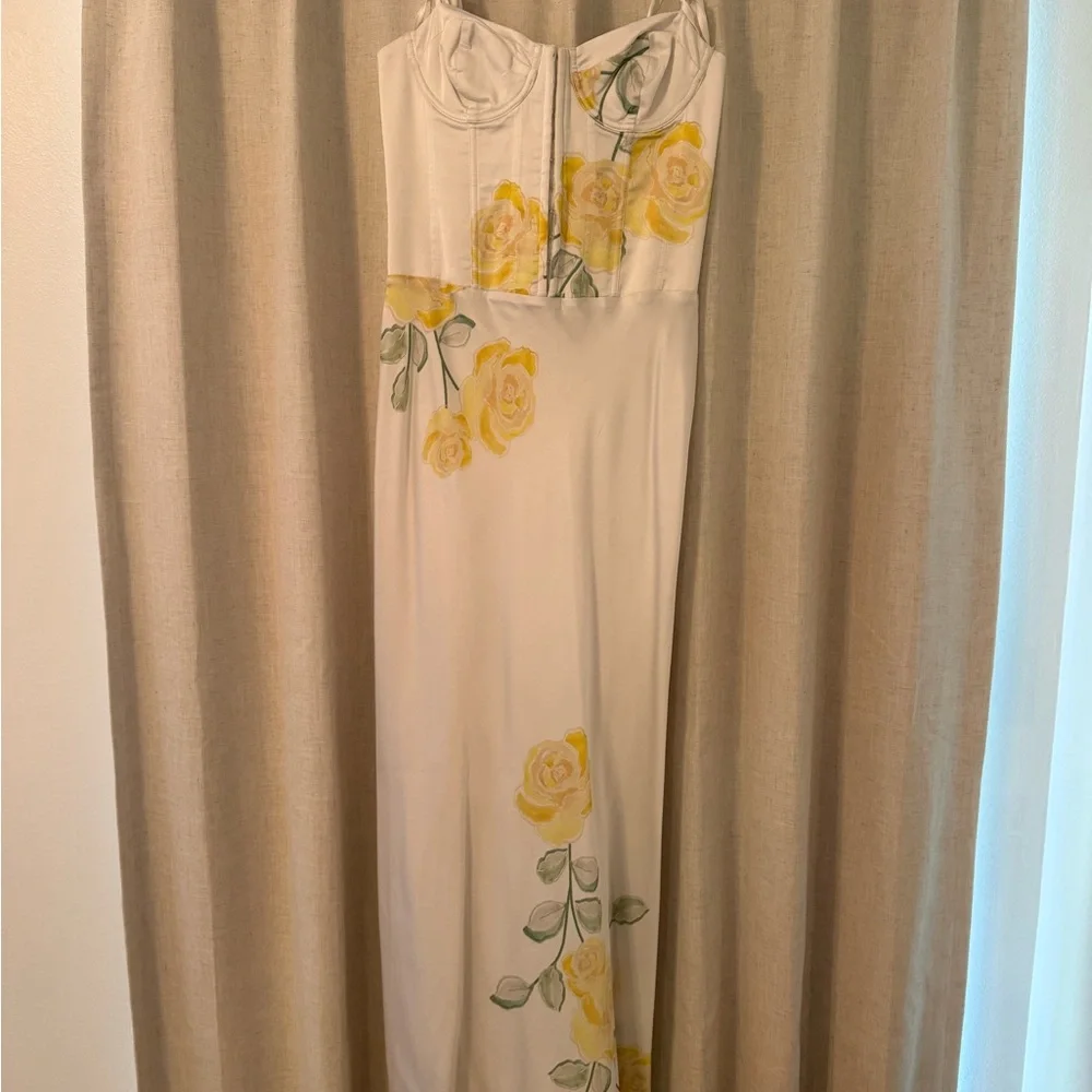 For Love and Lemons Millie Maxi Dress Size M - Picture 3 of 6
